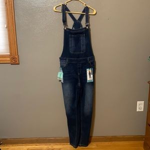 En Jean 1x dark wash bibs